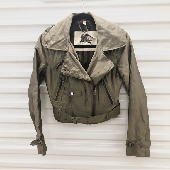 Burberry Prorsum Moto Jacket Retractable Hood - Picture 1 of 15
